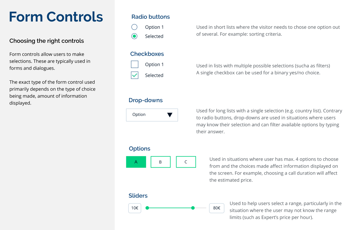 Design System Excerpts